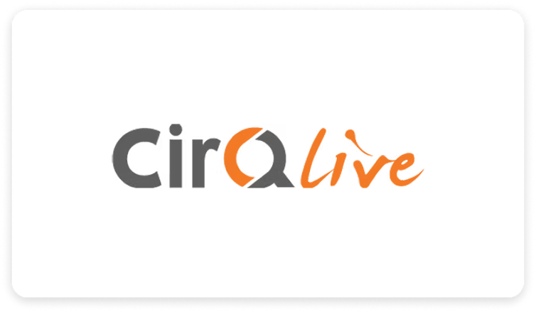 CirQ Live logo.