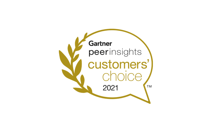 Badge Gartner Peer Insights Customers' Choice 2021