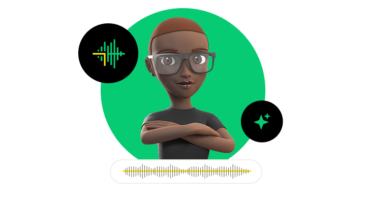 Stempersonage Emma voor de AI-receptionist van GoTo Connect.