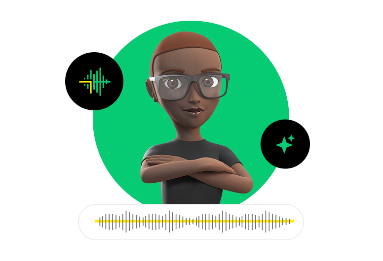 Een van de stempersonages voor de AI-receptionist van GoTo Connect: Emma.