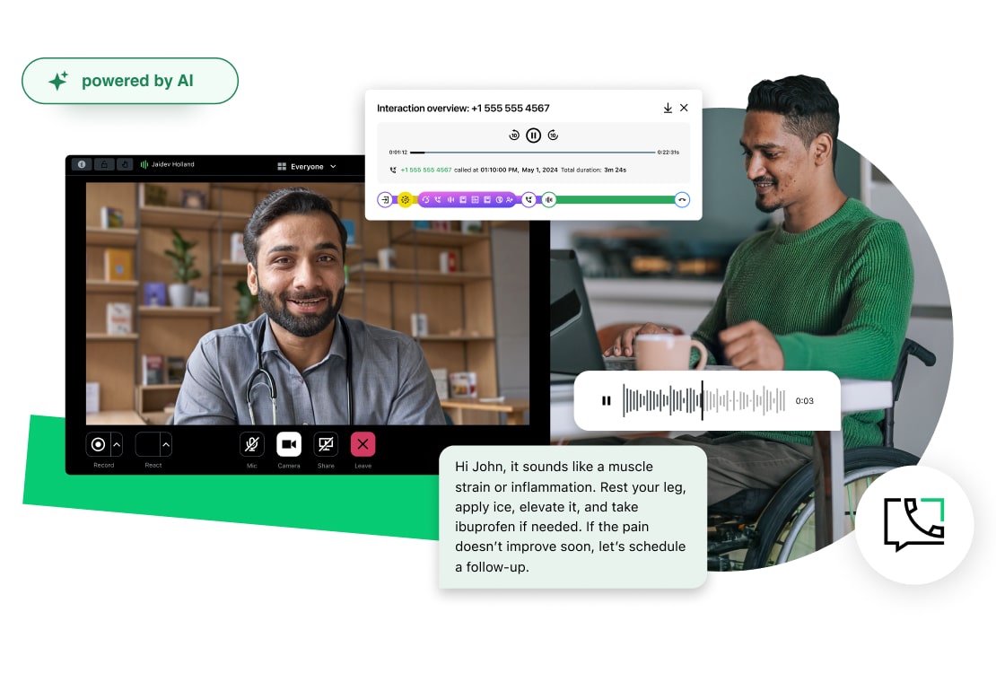 O GoTo Connect é uma plataforma multifuncional feita para a comunicação médica, oferecendo consultas virtuais descomplicadas, insights gerados por IA e ferramentas para melhorar o atendimento ao paciente.