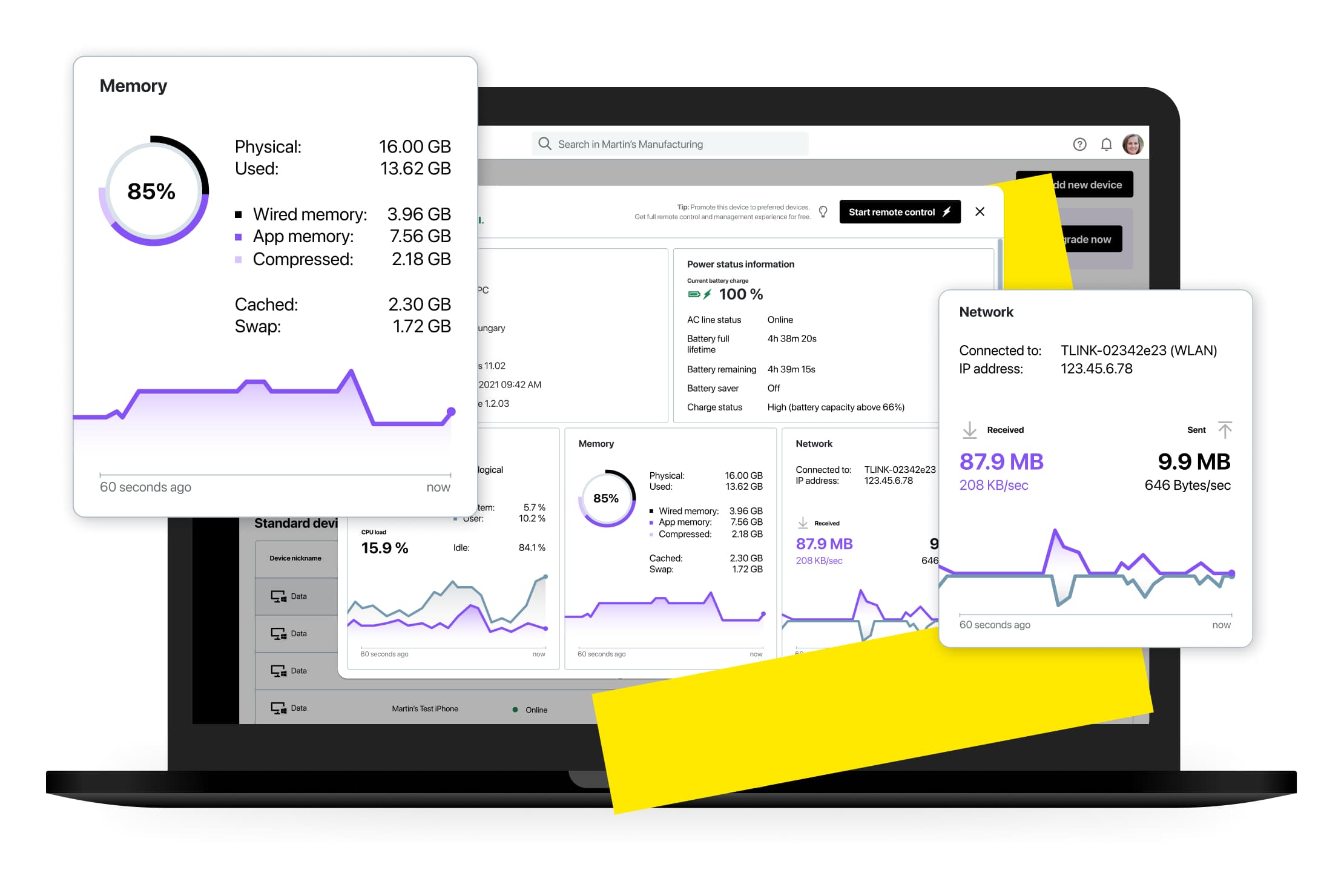 What can you do with background access? Empower agents to keep every endpoint working its best – regardless of user availability.