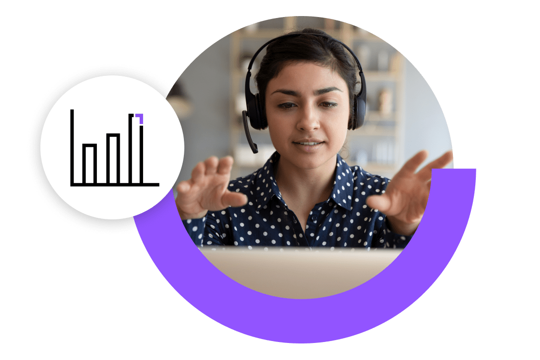 A service manager using GoTo Resolve’s reporting capabilities to plan for the future.