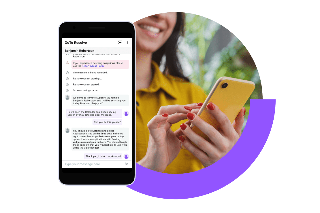 Met ondersteuning op afstand voor elk apparaat houdt u alle tools die medewerkers gebruiken aan het werk.