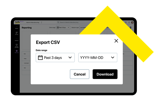 Automatically record support sessions for a detailed copy of what was shown or said in a chat session.