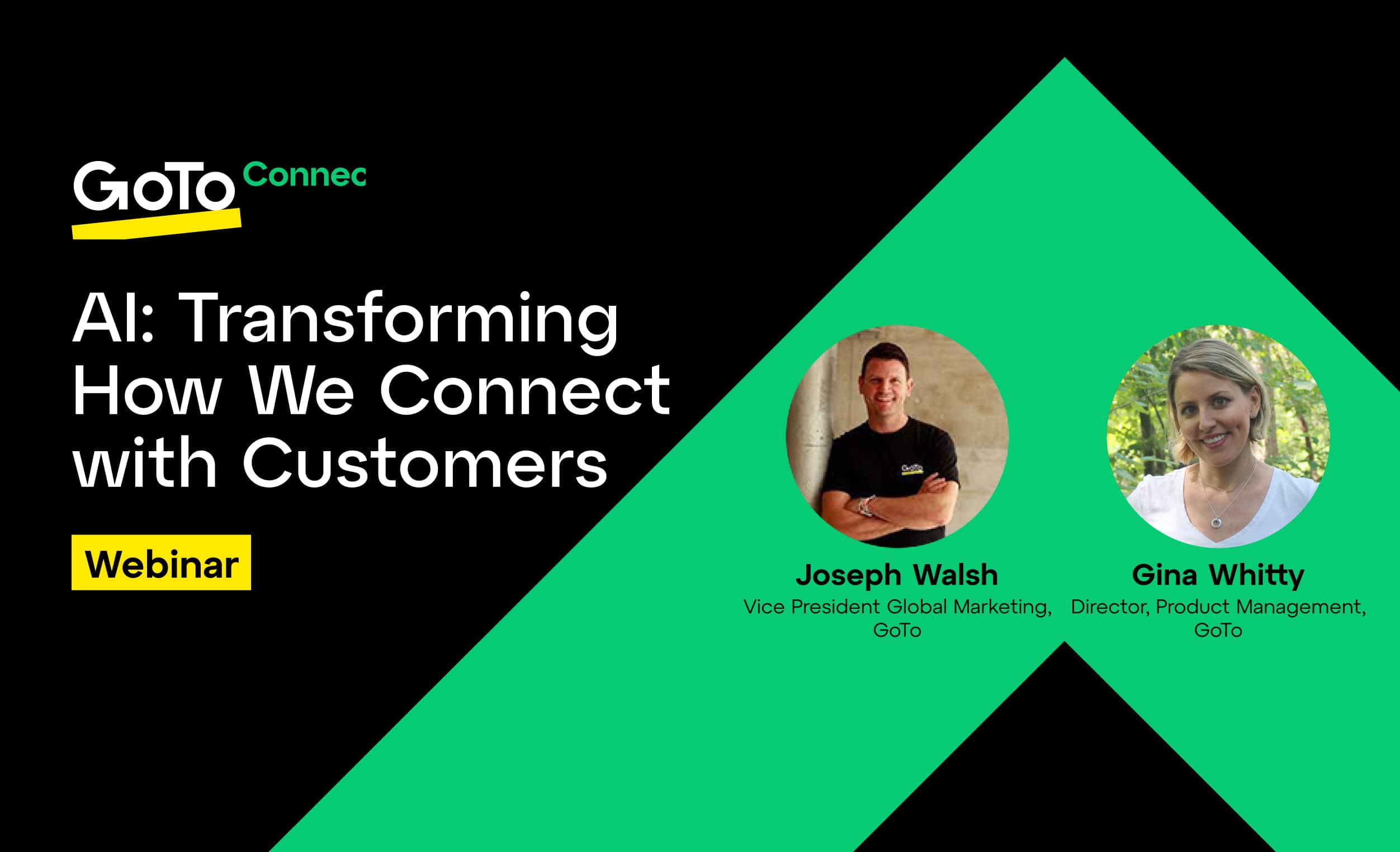 Capa do webinar sob demanda: IA transformando a interação com os clientes