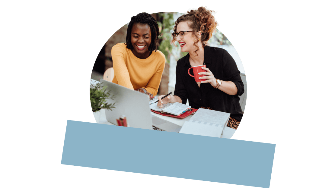 Two officers from different departments within the same government organization seamlessly collaborating.