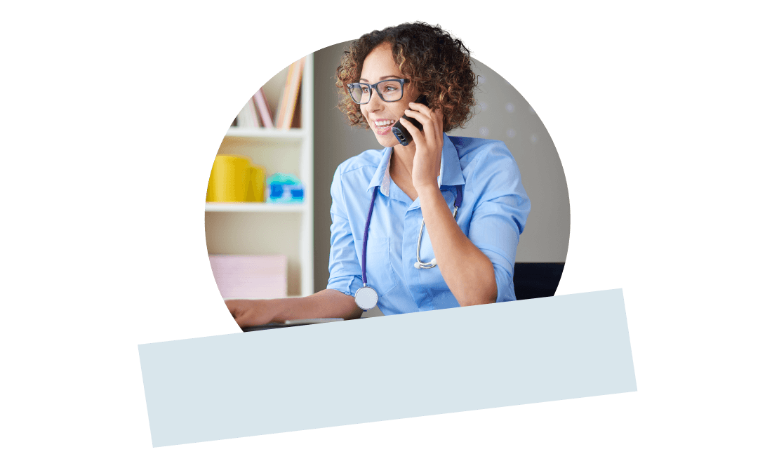 Provedor de atendimento de telessaúde gerenciando o atendimento ao paciente e preservando a privacidade das informações médicas.