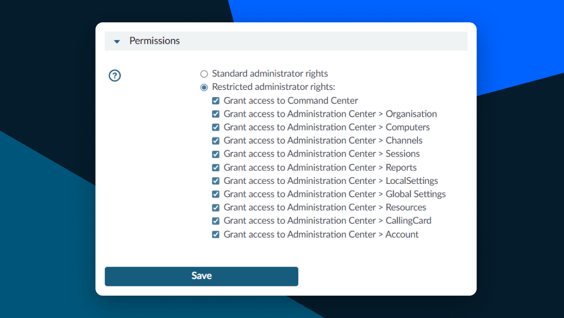 Granting access and Permissions to Administrators in Rescue.