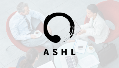 ASHL logo.