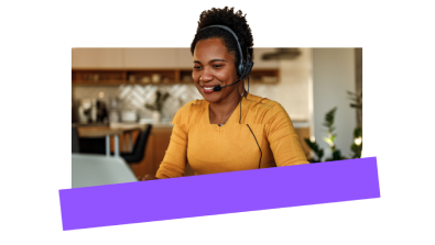 Representante de suporte ao cliente usando o software RMM do GoTo Resolve para prestar suporte remoto a um usuário final